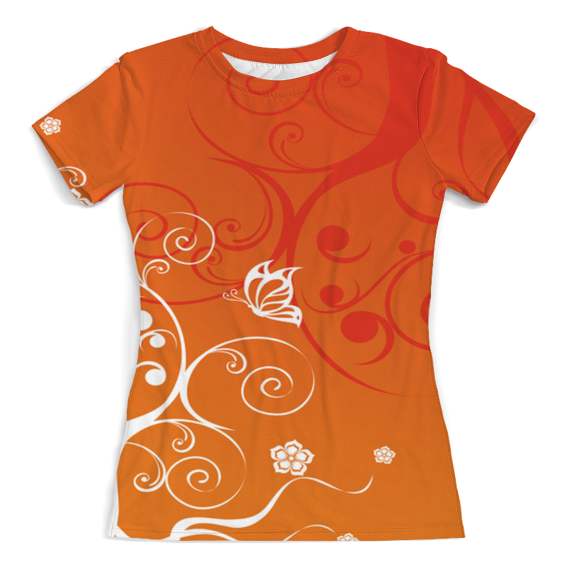 Printio Футболка с полной запечаткой (женская) узор цветов printio футболка с полной запечаткой женская плетение цветов