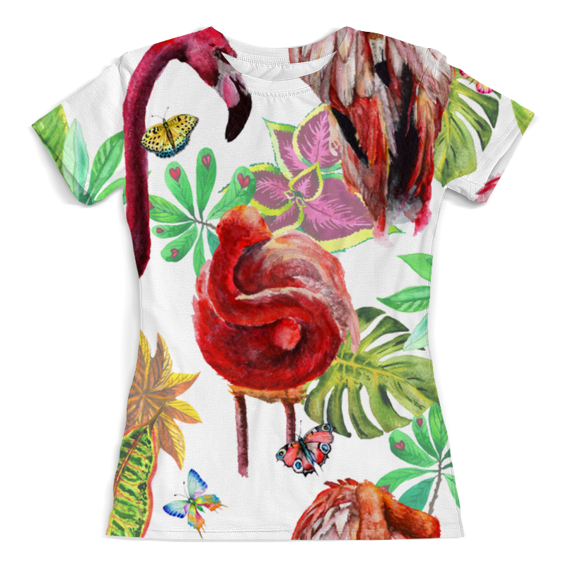 Printio Футболка с полной запечаткой (женская) Птица printio футболка с полной запечаткой женская нитчатая райская птица даниэль эллиот