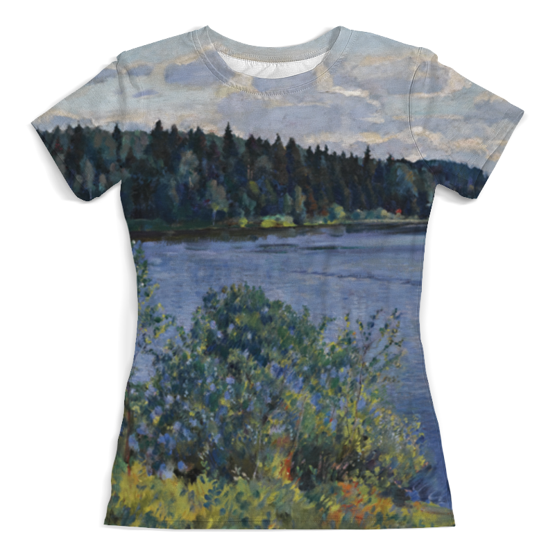 Printio Футболка с полной запечаткой (женская) Озеро (сергей виноградов) printio футболка с полной запечаткой женская прозрачное озеро
