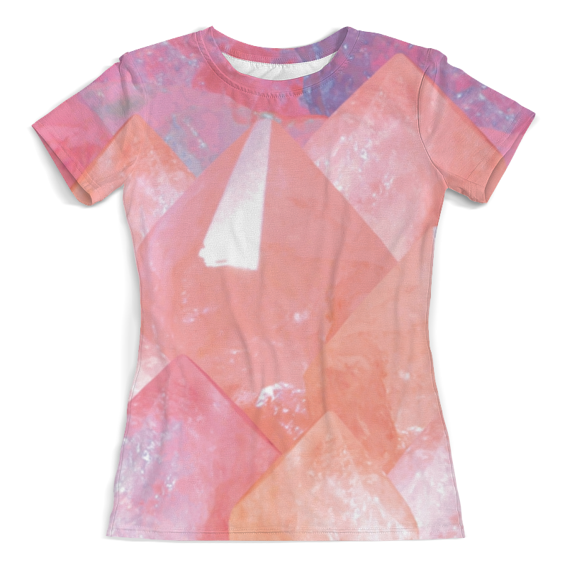 Printio Футболка с полной запечаткой (женская) Кристаллы printio футболка с полной запечаткой женская розовая нежность