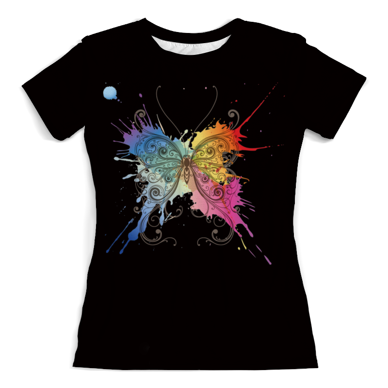 Printio Футболка с полной запечаткой (женская) Бабочка printio футболка с полной запечаткой женская гравитация