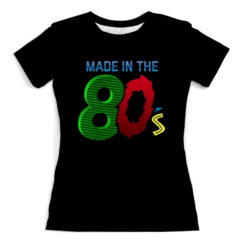 Printio Футболка с полной запечаткой (женская) Made in the 80s printio футболка с полной запечаткой женская made in the 80s