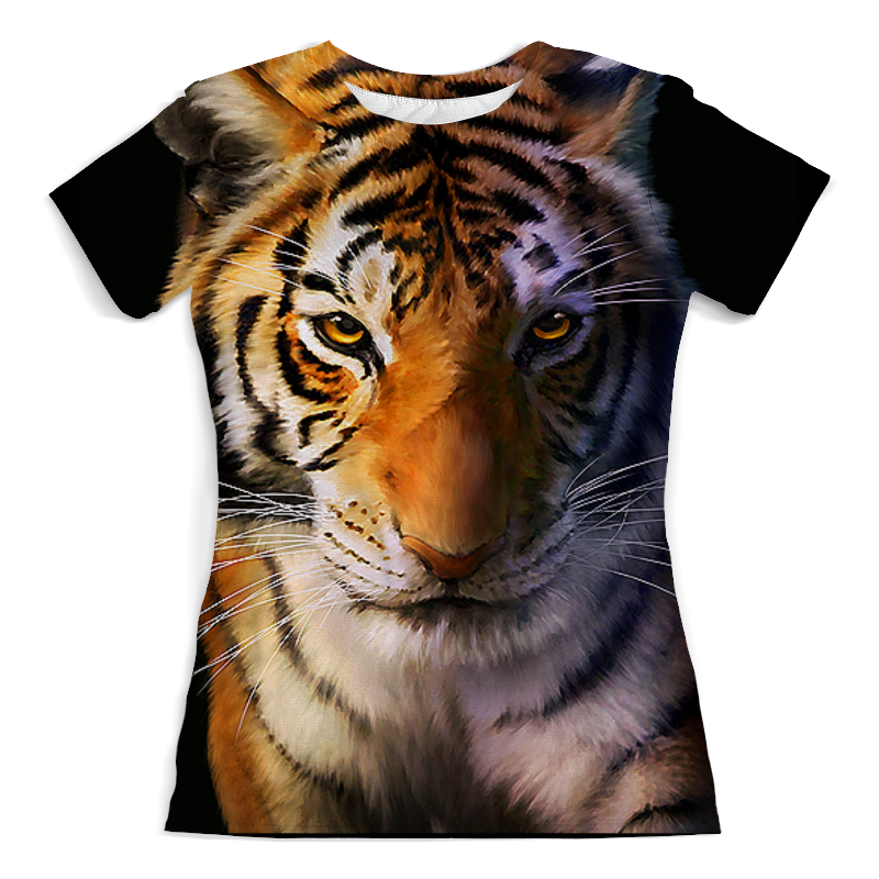 Printio Футболка с полной запечаткой (женская) Тигры. живая природа printio футболка с полной запечаткой мужская леопард живая природа