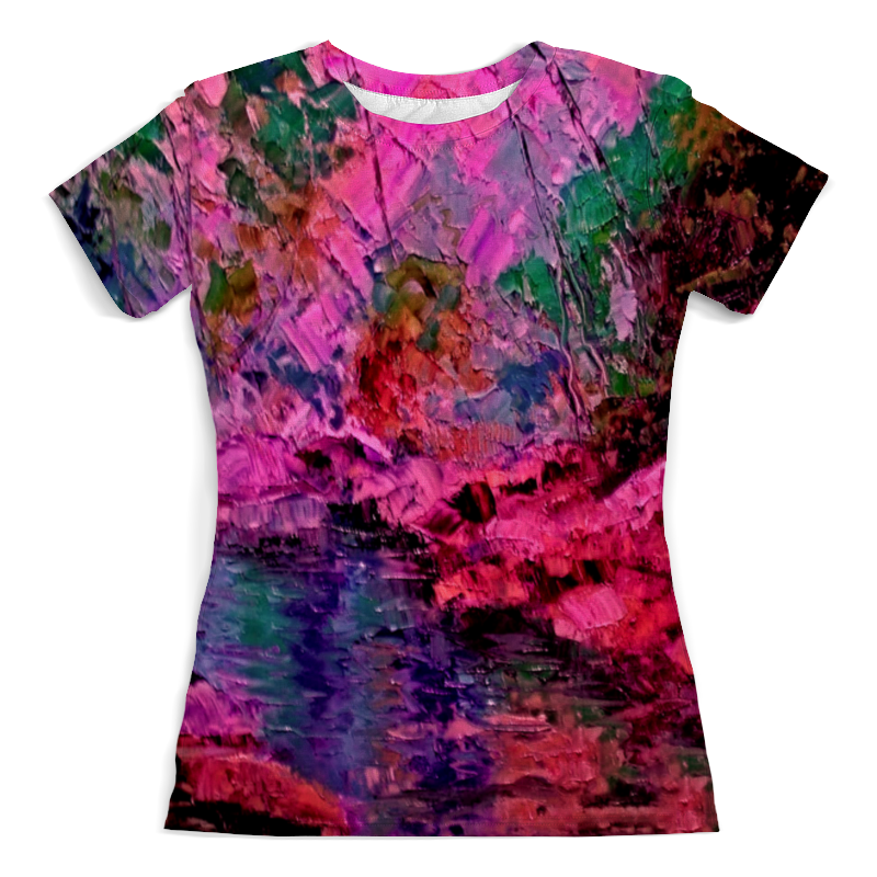 Printio Футболка с полной запечаткой (женская) Краски лета printio футболка с полной запечаткой для девочек краски лета