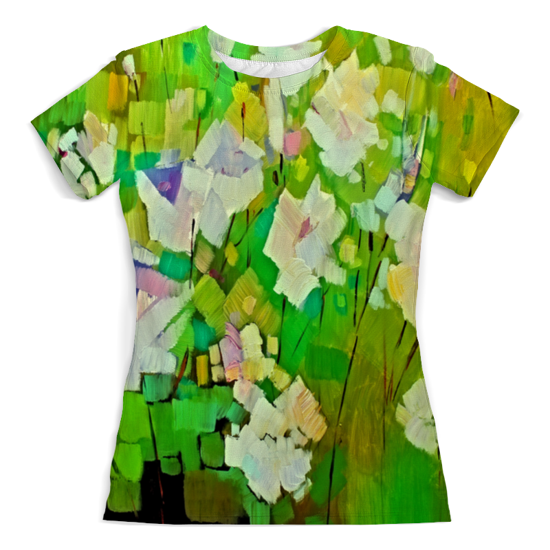 Printio Футболка с полной запечаткой (женская) Весна красками printio футболка с полной запечаткой женская рисунок красками