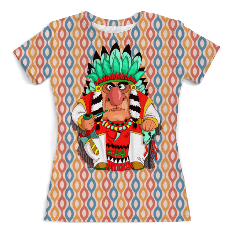 Printio Футболка с полной запечаткой (женская) ◈ indian ◈ printio футболка с полной запечаткой женская fashion indian