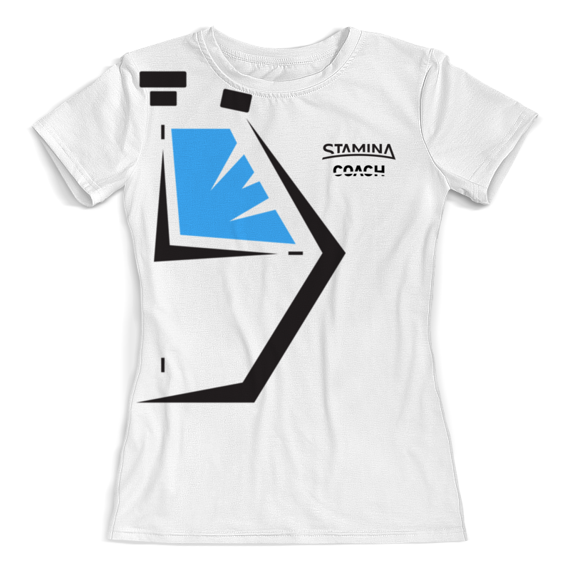 printio футболка с полной запечаткой женская гравитация Printio Футболка с полной запечаткой (женская) Тренерская женская