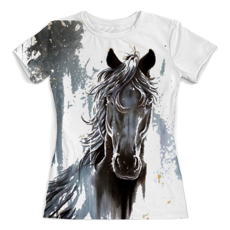 Printio Футболка с полной запечаткой (женская) Лошадь (1) printio футболка с полной запечаткой женская медь 1