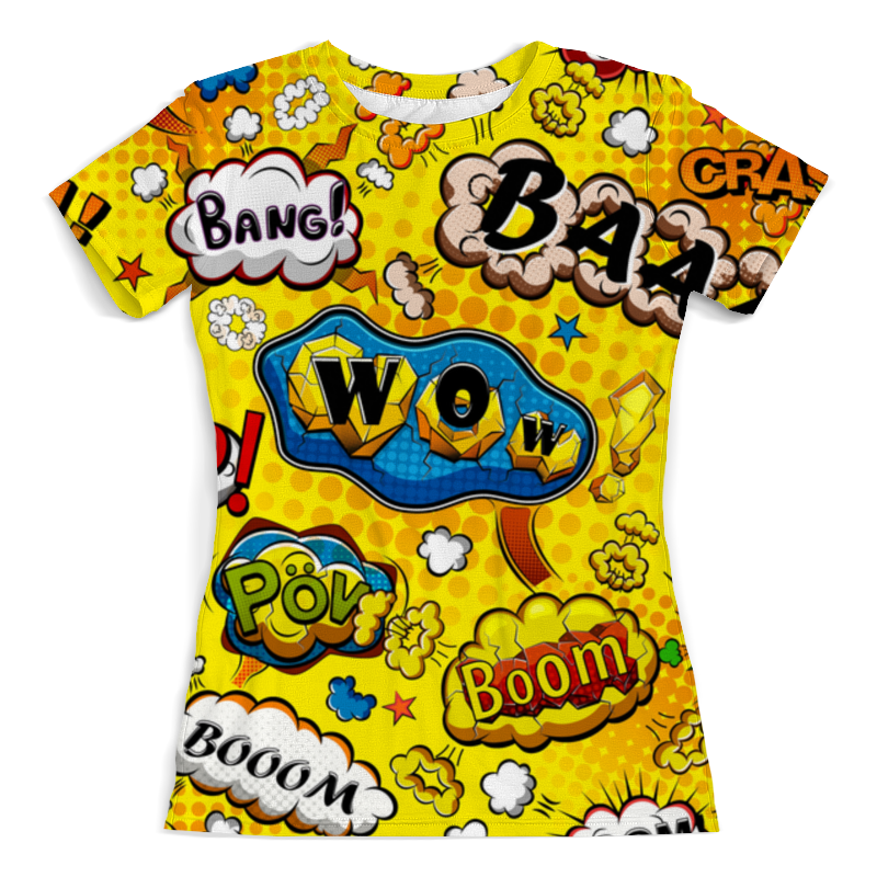 Printio Футболка с полной запечаткой (женская) Веселая абстракция