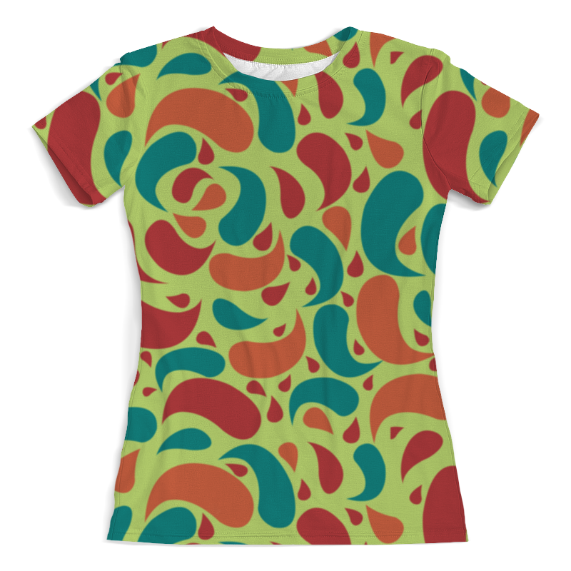 Printio Футболка с полной запечаткой (женская) Abstract drops printio футболка с полной запечаткой женская узор цветной