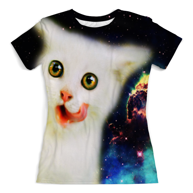 printio футболка с полной запечаткой женская котенок Printio Футболка с полной запечаткой (женская) котенок