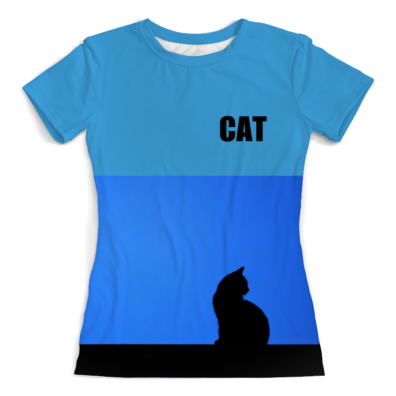 Printio Футболка с полной запечаткой (женская) Cat. кошка printio футболка с полной запечаткой женская skateboarding cat