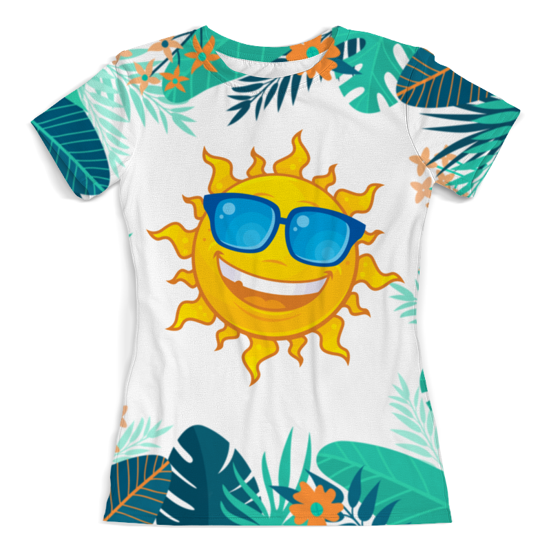 Printio Футболка с полной запечаткой (женская) Солнце printio футболка с полной запечаткой женская зима мороз солнце