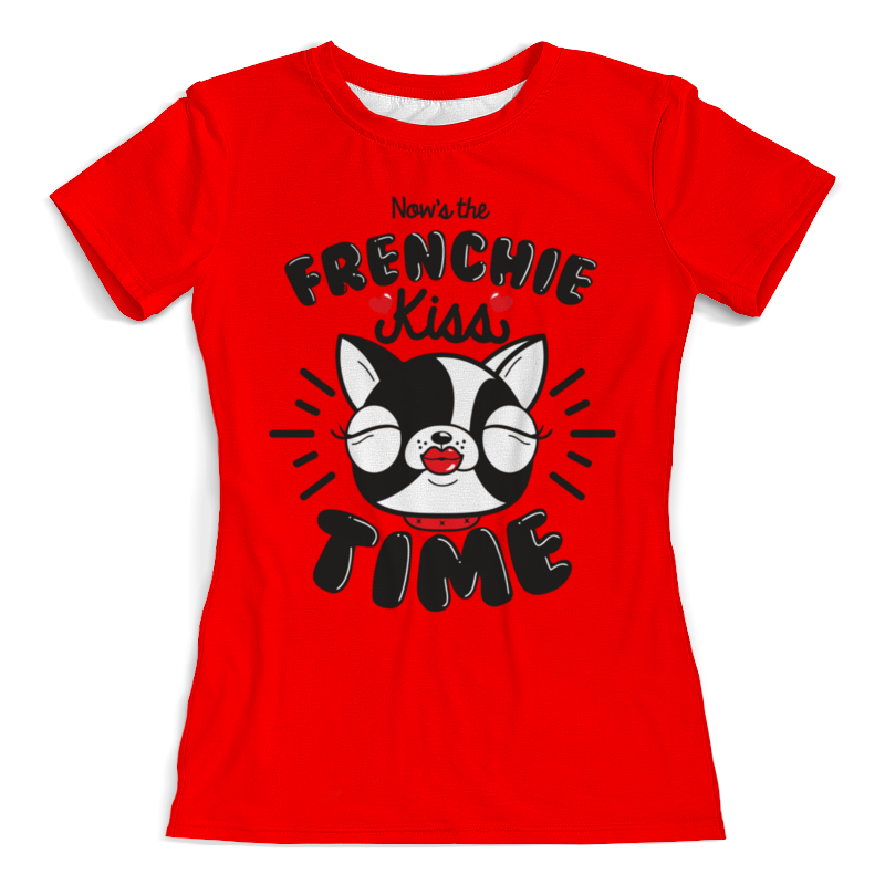 Printio Футболка с полной запечаткой (женская) Французский бульдог printio футболка с полной запечаткой для девочек французский бульдог