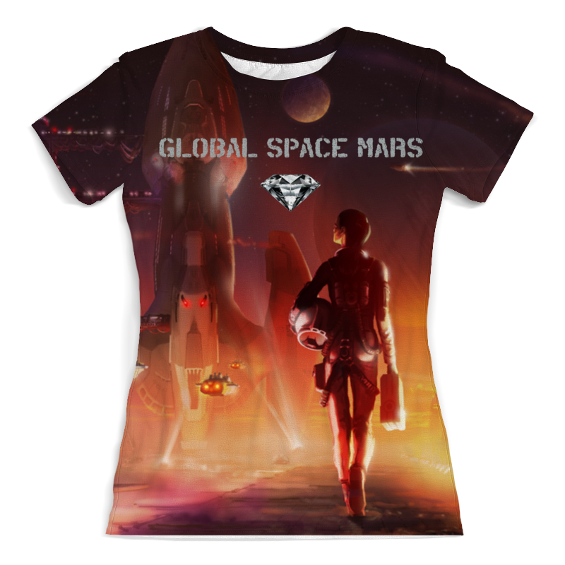 Printio Футболка с полной запечаткой (женская) Global space mаgic mars (коллекция №1) printio футболка с полной запечаткой женская global space mаgic mars коллекция 1