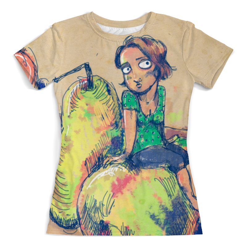 Printio Футболка с полной запечаткой (женская) Go vegan! printio футболка с полной запечаткой женская 100% vegan
