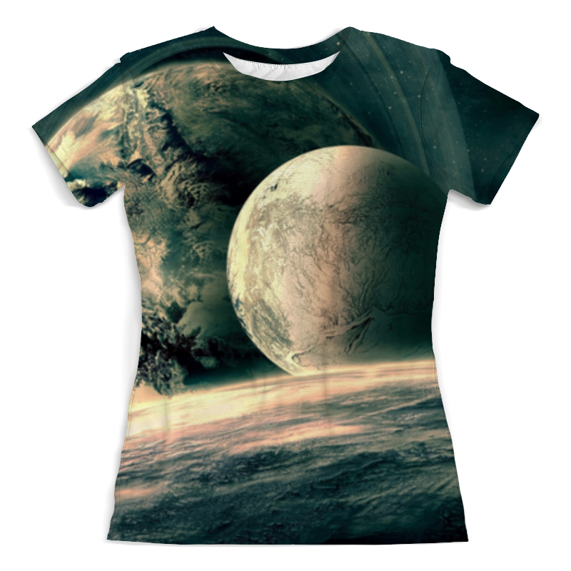 Printio Футболка с полной запечаткой (женская) Космическое путешествие printio футболка с полной запечаткой женская путешествие по алгарве