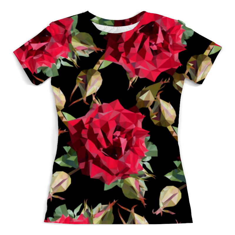 Printio Футболка с полной запечаткой (женская) Rose low poly vector printio футболка с полной запечаткой женская rose low poly vector