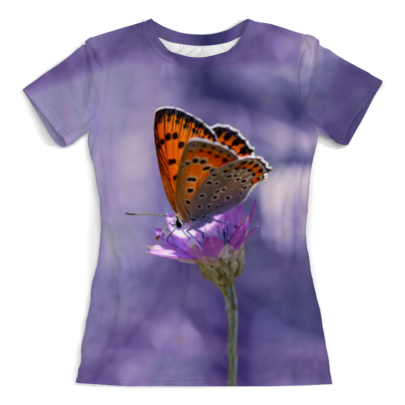 Printio Футболка с полной запечаткой (женская) Бабочка printio футболка с полной запечаткой женская бабочка