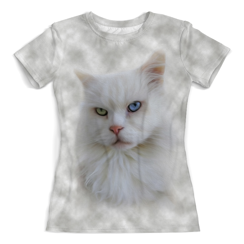 Printio Футболка с полной запечаткой (женская) Грозный кот printio футболка с полной запечаткой для мальчиков грозный кот