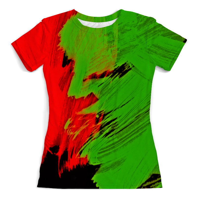 Printio Футболка с полной запечаткой (женская) Битва красок printio футболка с полной запечаткой для девочек битва красок
