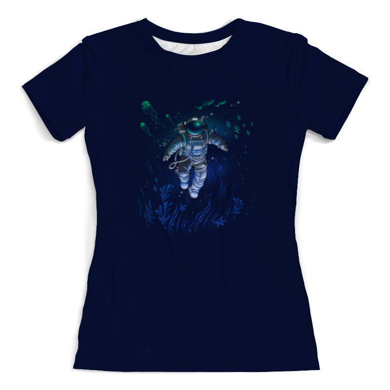 Printio Футболка с полной запечаткой (женская) Космическая глубина printio футболка с полной запечаткой женская космическая вспышка