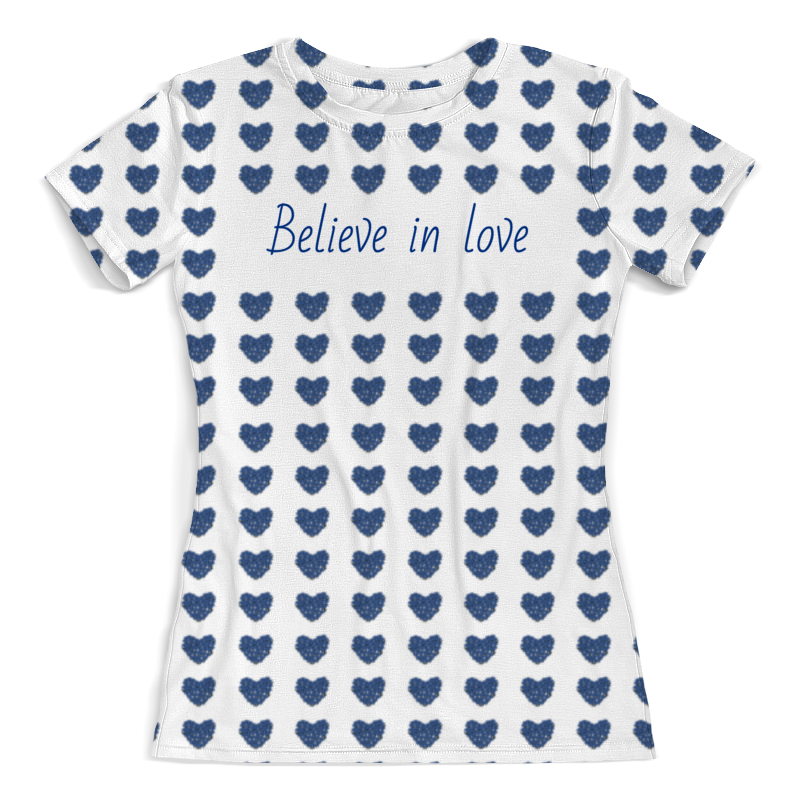 Printio Футболка с полной запечаткой (женская) Believe in love printio футболка с полной запечаткой женская believe in love
