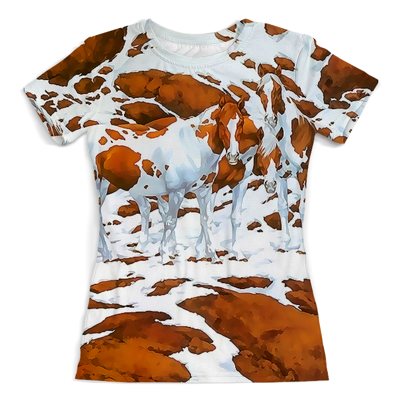 printio футболка с полной запечаткой мужская футболка band of horses Printio Футболка с полной запечаткой (женская) Horses
