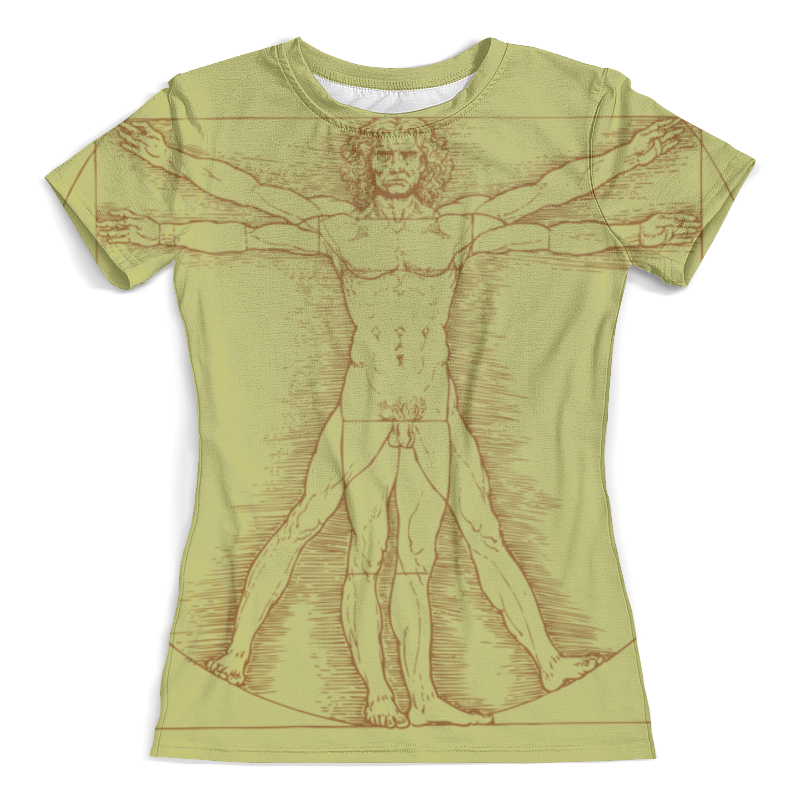 Printio Футболка с полной запечаткой (женская) Леонардо printio футболка с полной запечаткой женская леонардо да винчи