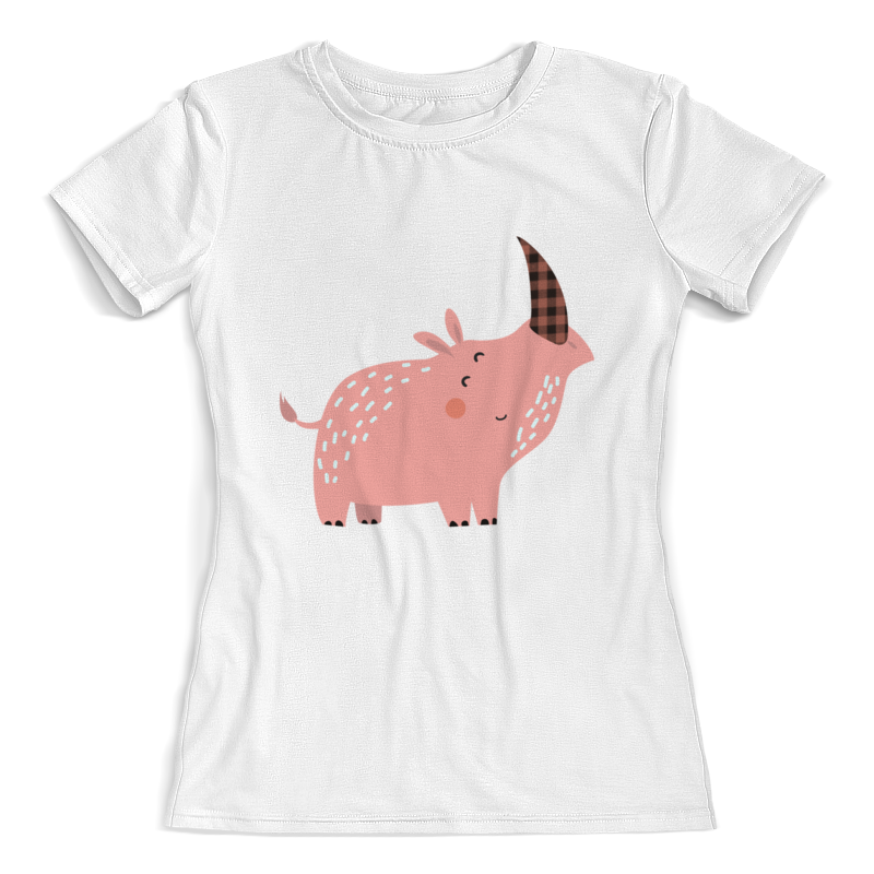 Printio Футболка с полной запечаткой (женская) Носорог printio футболка с полной запечаткой для девочек носорог