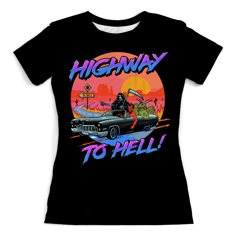 Printio Футболка с полной запечаткой (женская) Highway to hell printio футболка с полной запечаткой женская my hell