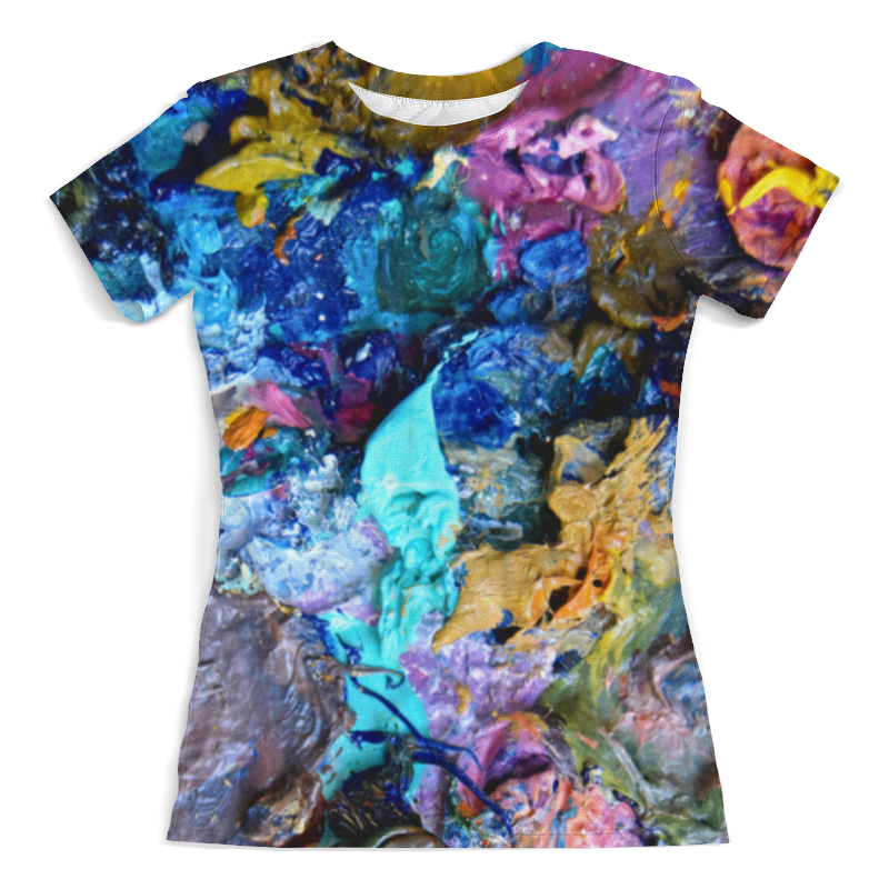 Printio Футболка с полной запечаткой (женская) масляная краска printio футболка с полной запечаткой женская бурная краска
