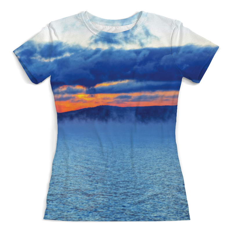 Printio Футболка с полной запечаткой (женская) Парящее озеро printio футболка с полной запечаткой мужская фазенда на закате