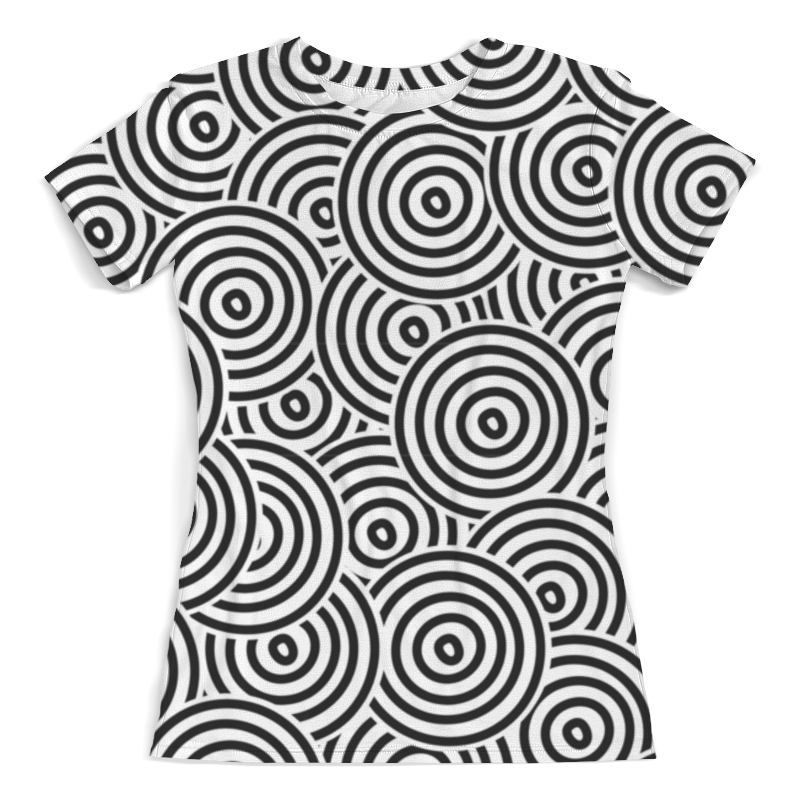 Printio Футболка с полной запечаткой (женская) Радиальная printio футболка с полной запечаткой женская чёрно белый лев
