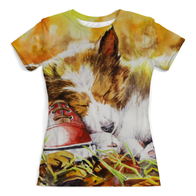 Printio Футболка с полной запечаткой (женская) Осенний пёс printio футболка с полной запечаткой женская любимый пёс