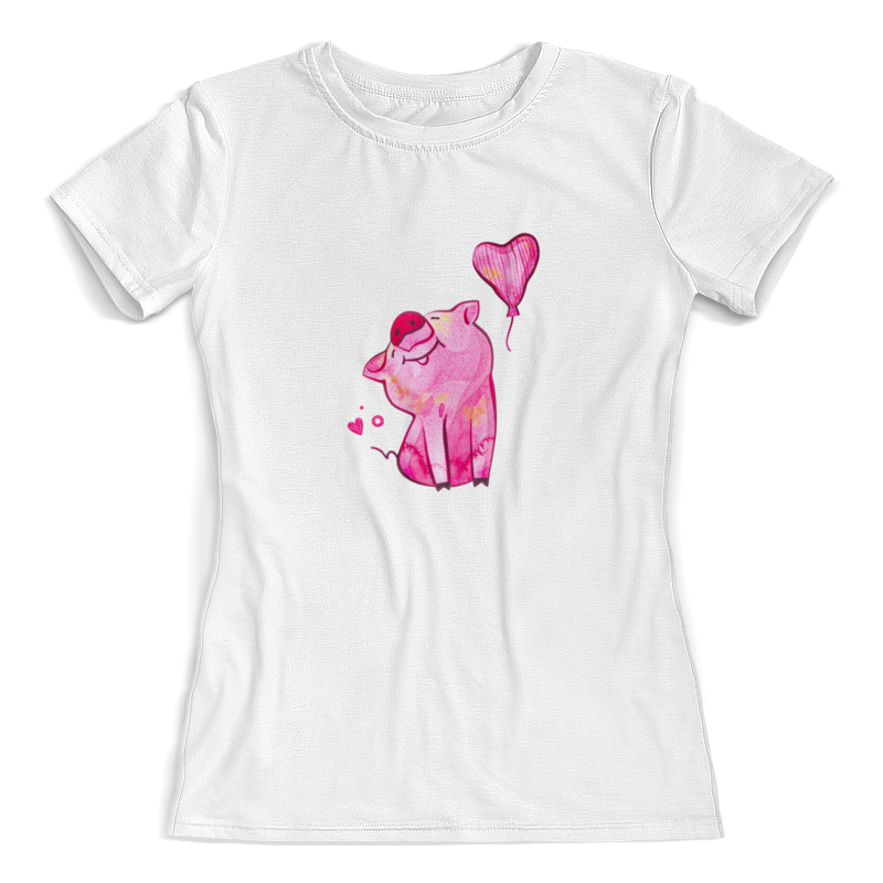 Printio Футболка с полной запечаткой (женская) Свинка printio футболка с полной запечаткой женская неформальная свинка