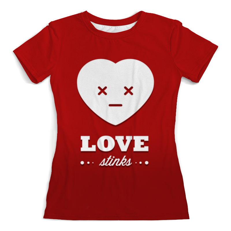 Printio Футболка с полной запечаткой (женская) Love stinks printio футболка с полной запечаткой мужская love stinks