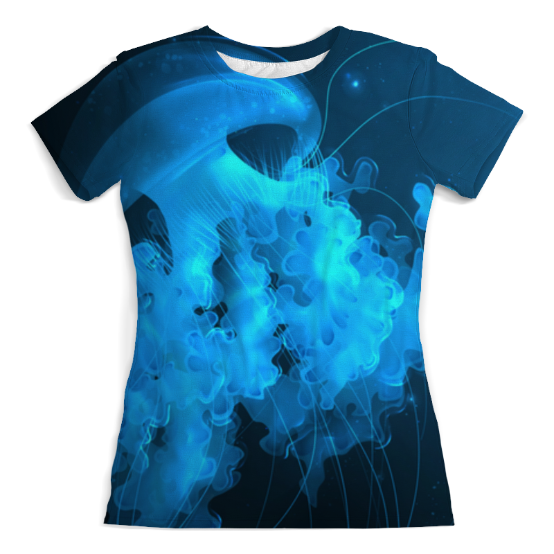 Printio Футболка с полной запечаткой (женская) Jellyfish printio футболка с полной запечаткой женская jellyfish