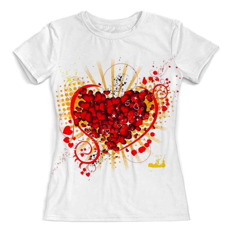 Printio Футболка с полной запечаткой (женская) Любовь printio футболка с полной запечаткой женская множество сердец