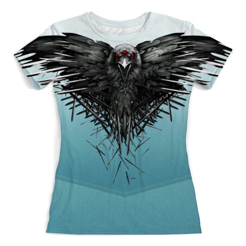 printio футболка с полной запечаткой мужская летящий ворон Printio Футболка с полной запечаткой (женская) Ворон