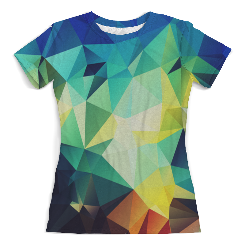 Printio Футболка с полной запечаткой (женская) Треугольники printio футболка с полной запечаткой женская треугольники цветов