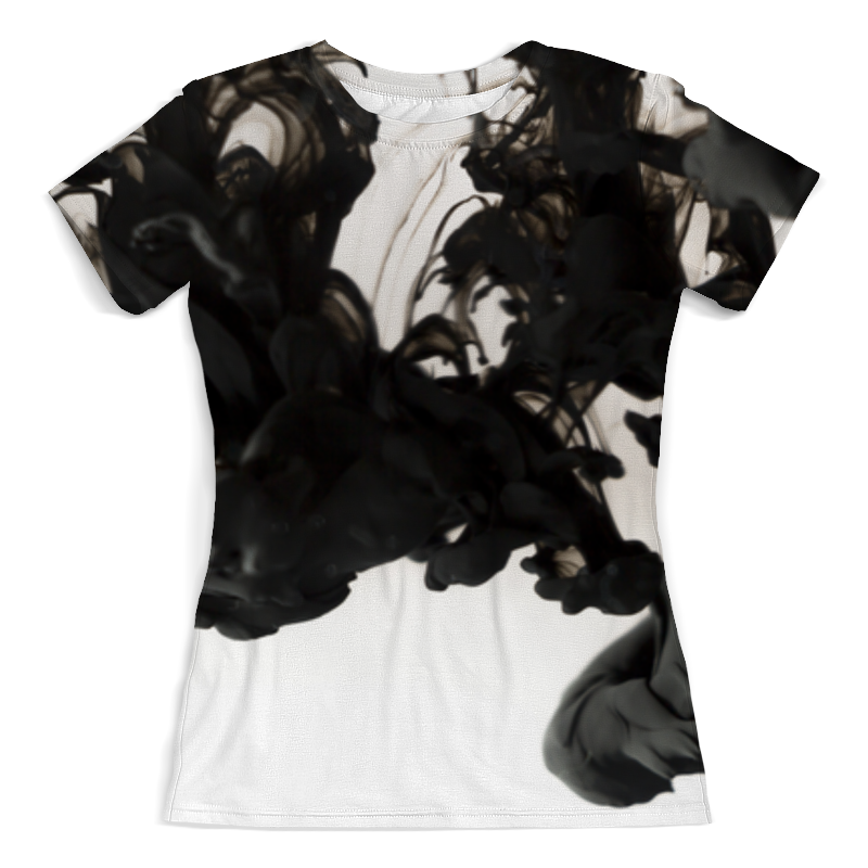 Printio Футболка с полной запечаткой (женская) Черный дым printio футболка с полной запечаткой женская черно белая абстракция