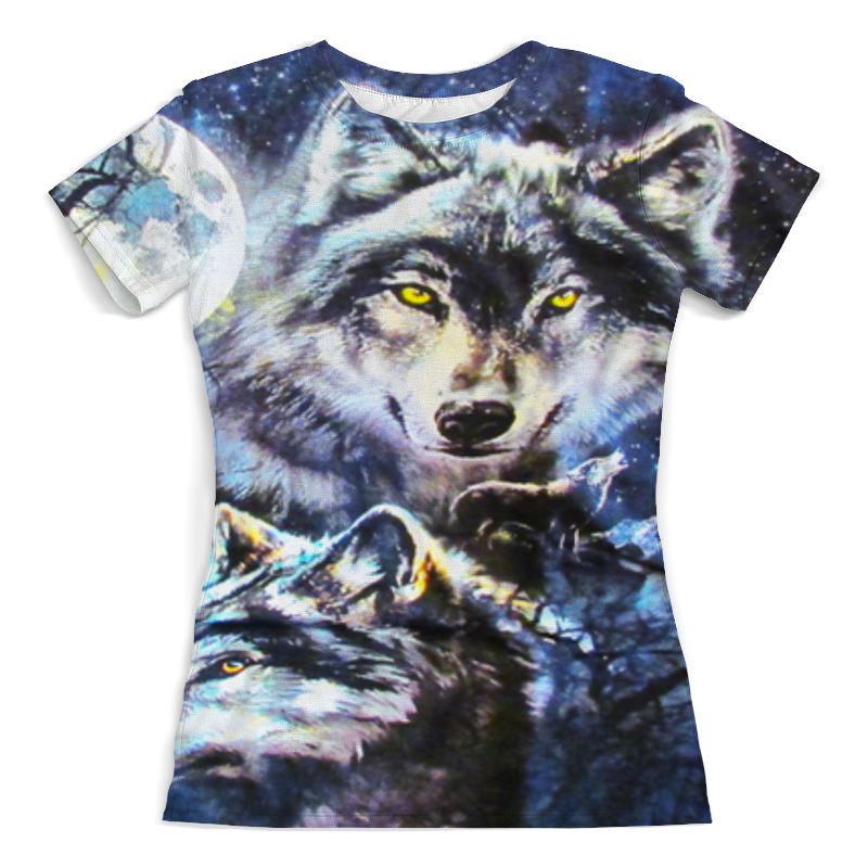 Printio Футболка с полной запечаткой (женская) Волки картина printio футболка с полной запечаткой женская волки картина