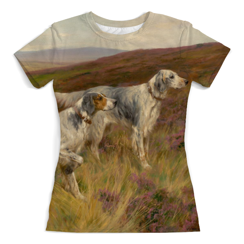Printio Футболка с полной запечаткой (женская) Встречаем год собаки printio футболка с полной запечаткой женская год собаки