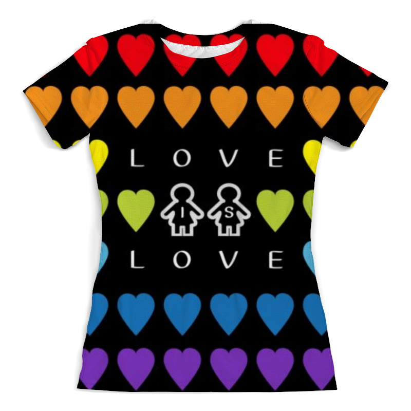 Printio Футболка с полной запечаткой (женская) Футболка love is love printio футболка с полной запечаткой для мальчиков what is love