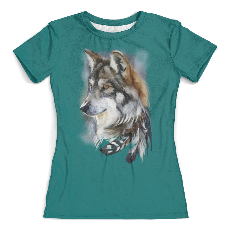 Printio Футболка с полной запечаткой (женская) Волчонок printio футболка с полной запечаткой мужская морской волчонок