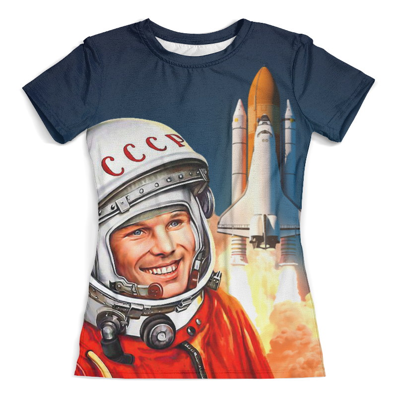 Printio Футболка с полной запечаткой (женская) Gagarin printio футболка с полной запечаткой мужская gagarin