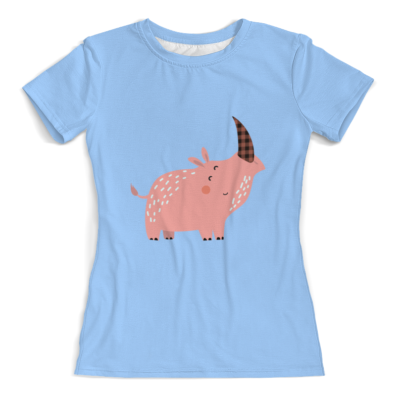 Printio Футболка с полной запечаткой (женская) Носорог printio футболка с полной запечаткой для девочек носорог