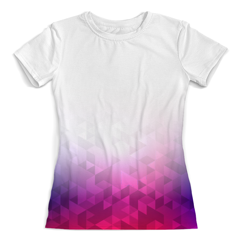 Printio Футболка с полной запечаткой (женская) Геометрическая абстракция. женская футболка девушка в абстракции s черный
