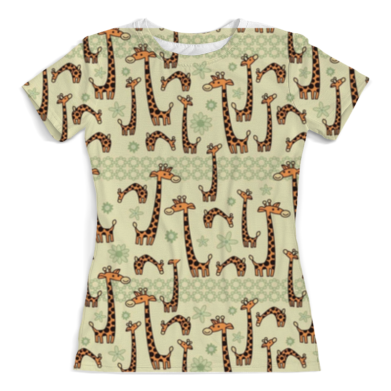 Printio Футболка с полной запечаткой (женская) Жирафы printio футболка с полной запечаткой для девочек жирафы